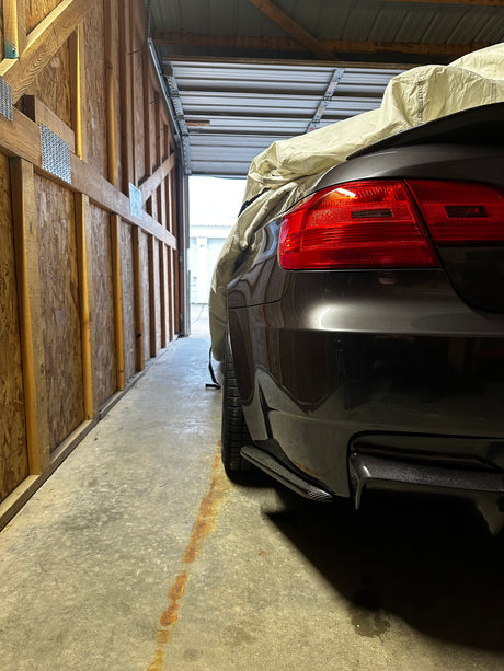 Rear Carbon Fiber Bumper Splitters (BMW E92 E93 M3) - MidWest Bimmer Supply