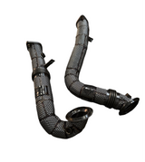 MBS N54 535i Heatshield Catless Downpipe - 2008-2010 E60 BMW 535i & 535xi