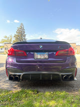 F90 M5 3D Style Carbon Fiber Rear Diffuser - F90 M5