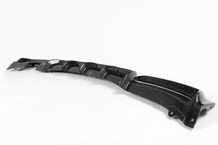F30 3-Series MP Carbon Fiber Rear Diffuser Single Outlet Single Tip - F30 3-Series