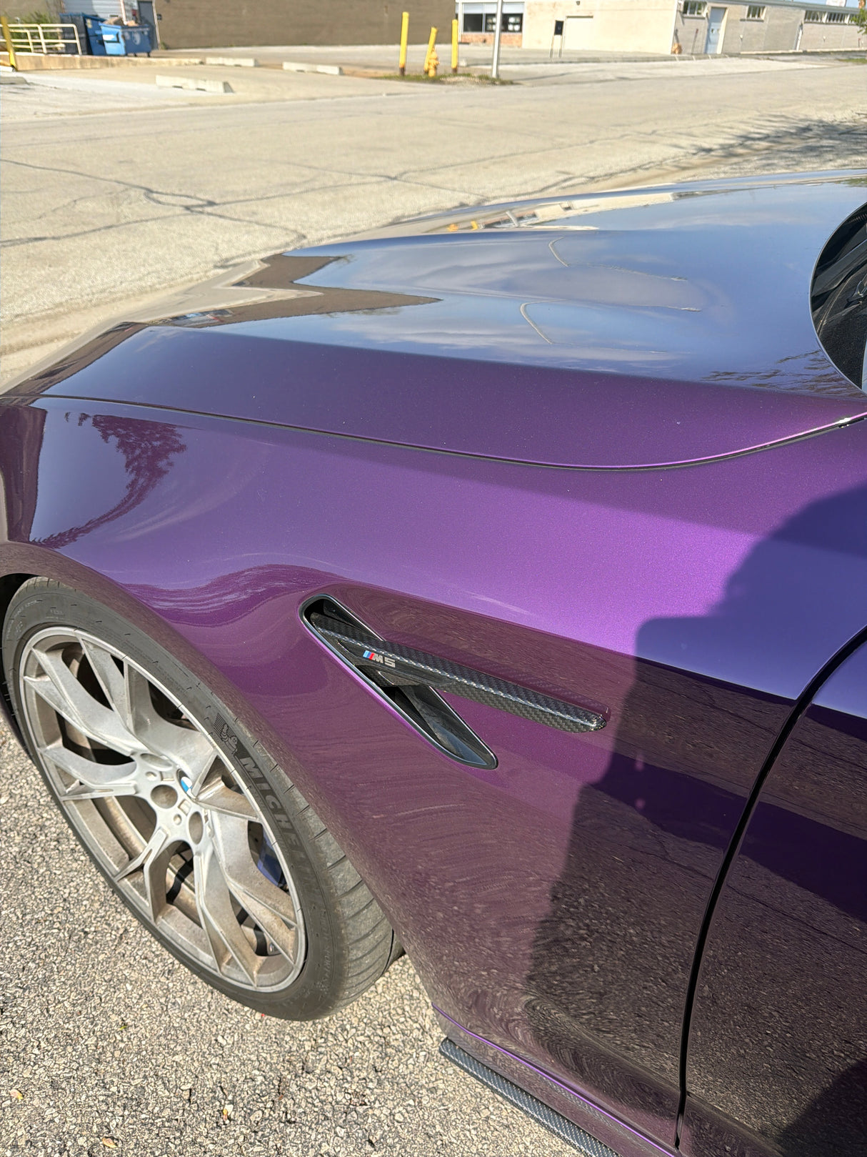 F90 M5 Dry Carbon Fiber Side Vent Trims - F90 M5
