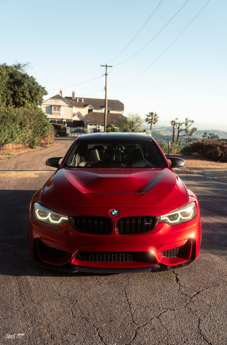 CS V2 Style Carbon Fiber Front Lip (F80 M3 | F82/F83 M4) - MidWest Bimmer Supply
