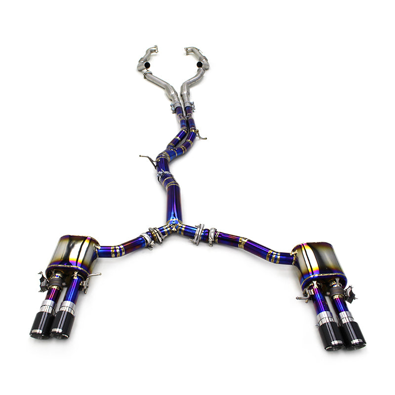 Audi B9/B9.5 S4 Valved Exhaust System W/ Midpipes - Audi B9 B9.5 S4 3.0T