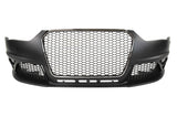 2013-2016 B8.5 Audi A4, RS4 Style Front Bumper W/ Chrome Grille