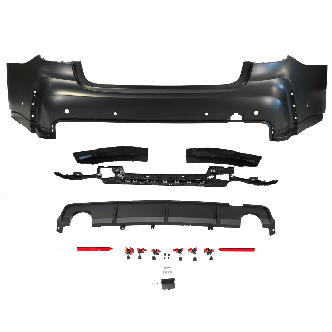 2019-2022 BMW PRE-LCI G20 3 Series, M3 Style Rear Bumper