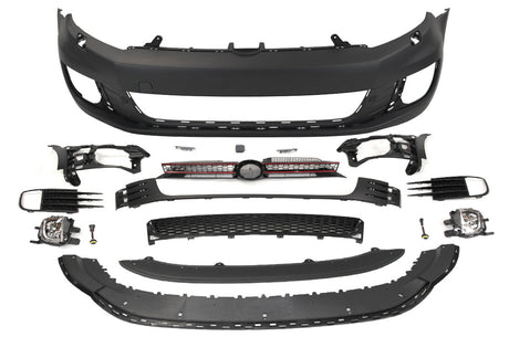 2010-2014 VolksWagen MK6 Golf GTI Look Front Bumper with Grille