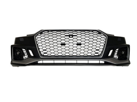 2017-2019 B9 Audi A4, RS4 Style Front Bumper W/ Grille