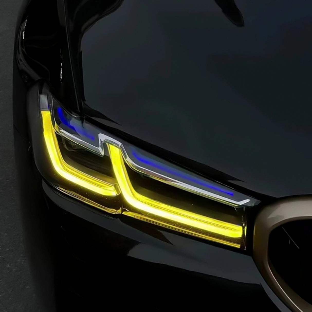 F90 M5 5 Series Yellow DRL Modules LCI Laser- G30 G38 F90