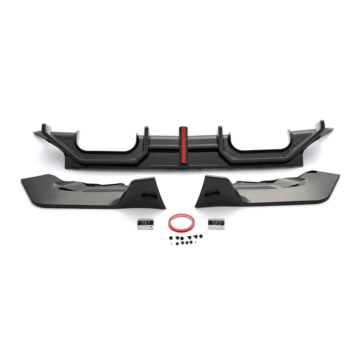 G87 M2 AD Style Gloss Black Rear LED Diffuser - G87 M2
