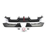 G87 M2 AD Style Gloss Black Rear LED Diffuser - G87 M2