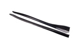 A90/A91 Supra Carbon Fiber V Style Side Skirts - A90 A91 Supra