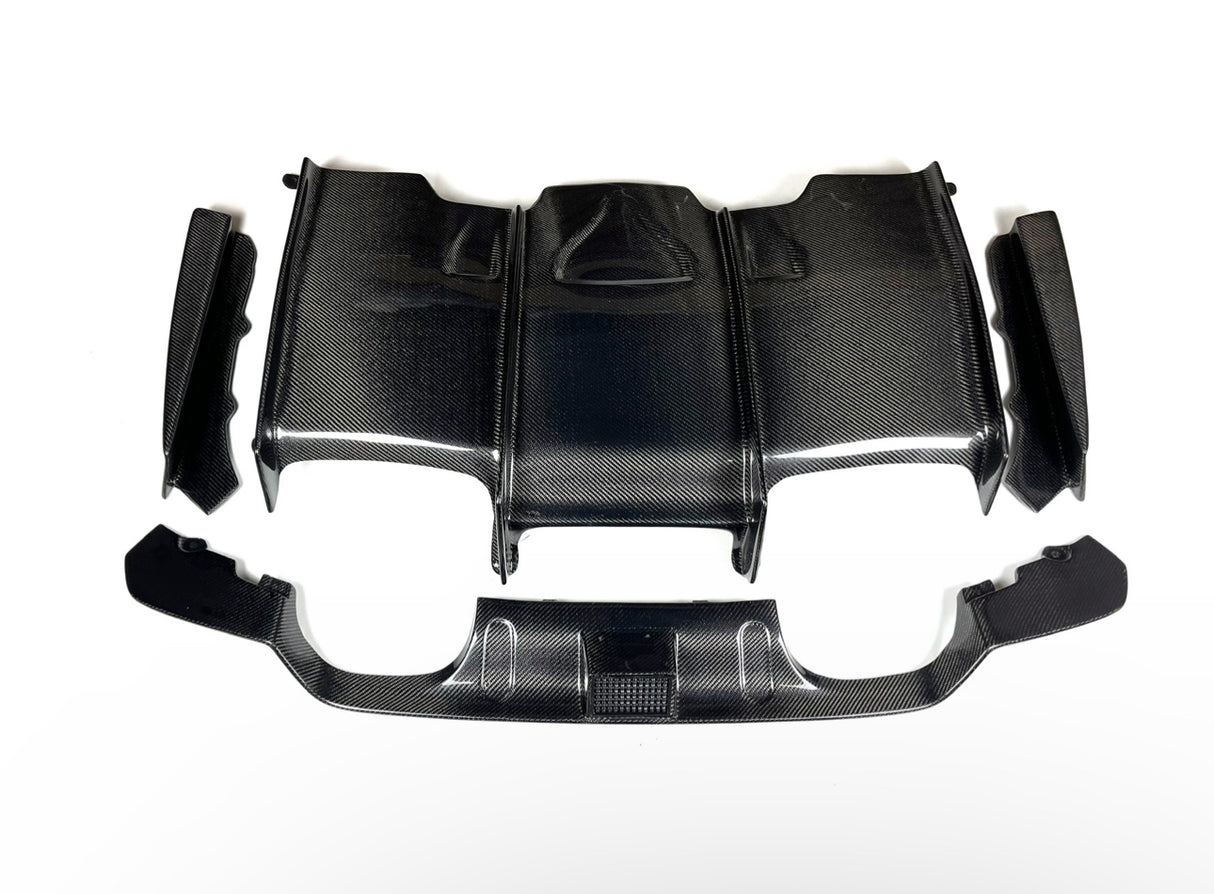 Carbon Fiber PSM Style Rear Diffuser W/Light (F80 M3 | F82/F83 M4)