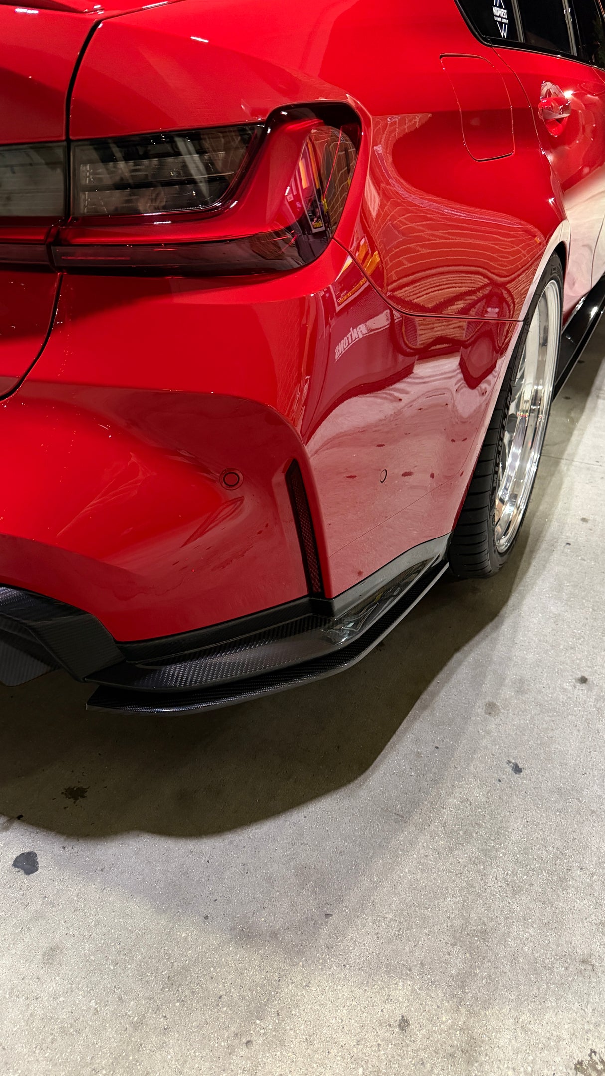 G8X M3/M4 Carbon Fiber MHC Style Rear Splitters - G80 M3 G82 G83 M4