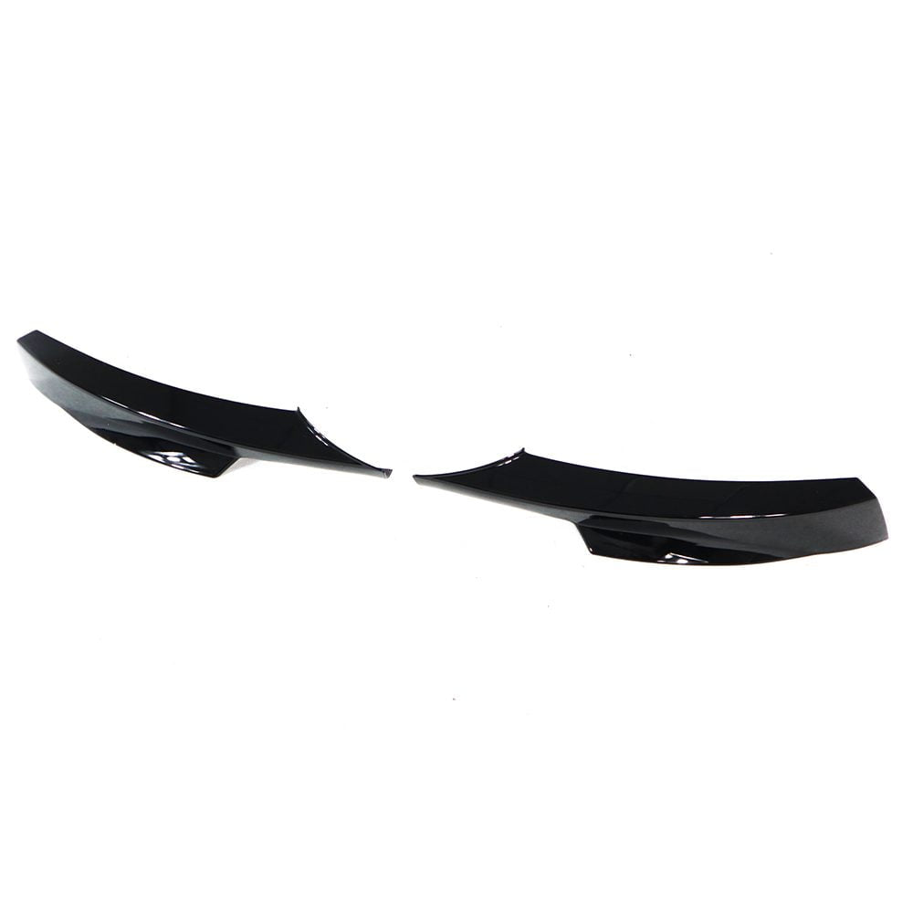 E90 LCI Gloss Black MP Style Front Splitters - E90 3-Series LCI