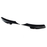 E90 LCI Gloss Black MP Style Front Splitters - E90 3-Series LCI