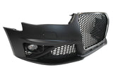 2013-2016 B8.5 Audi A4, RS4 Style Front Bumper W/ Chrome Grille