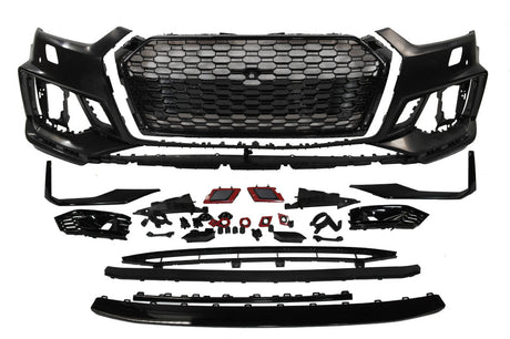 2017-2019 Audi A5 B9 RS5 Style Front Bumper W/ Black Front Grille