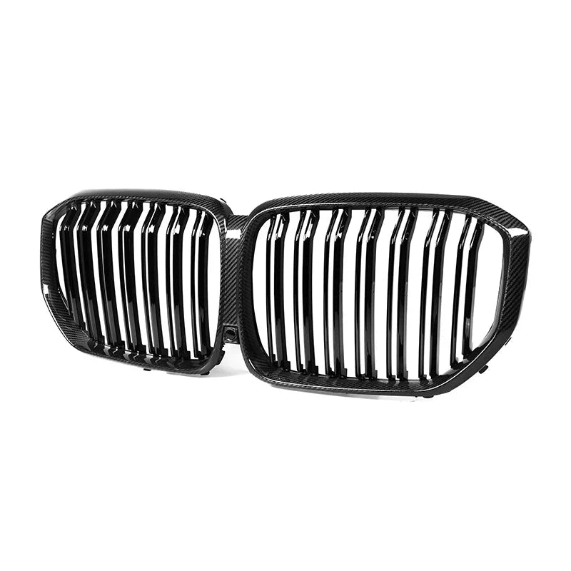 X5 Carbon Fiber Dual Slat Front Grille - X5 G05 PRE LCI