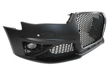2013-2016 B8.5 Audi A4, RS4 Style Front Bumper W/ Chrome Grille