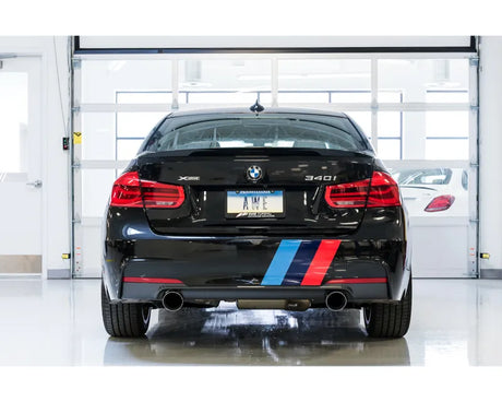 AWE Touring Edition Axle Back Exhaust for BMW F3X 340i / 440i - Chrome Silver Tips (102mm) (3010-32034)
