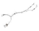 AWE Track Edition Exhaust for Audi B9 S5 Sportback - Non-Resonated - Chrome Silver 102mm Tips (3010-42068)