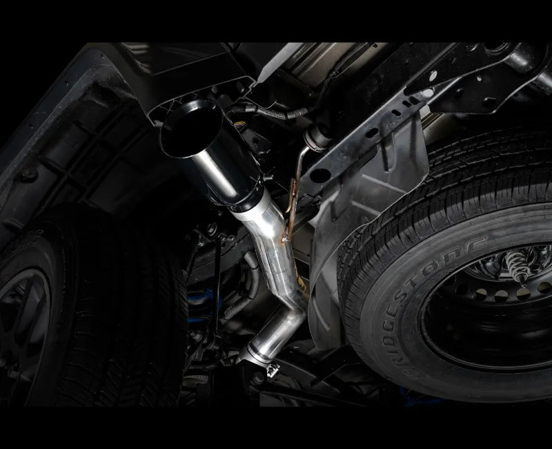 AWE Tread Edition Catback Single-Side Exhaust for Jeep JT 3.6L - Diamond Black Tip (3015-23103)
