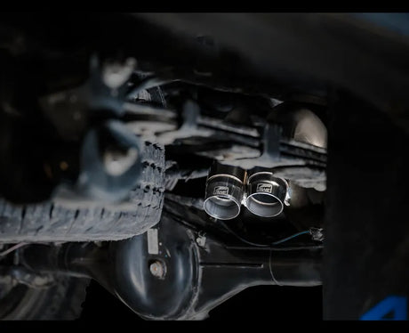 AWE 0FG Exhaust with BashGuard for 3rd Gen Tacoma - No Tips (3015-31826)