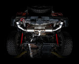 AWE Tread Edition Axleback Dual Exhaust for Jeep JL/JLU 3.6L/2.0T - Chrome Silver Tips (3015-32001)