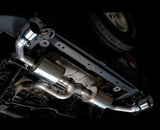AWE Tread Edition Axleback Dual Exhaust for Jeep JK/JKU 3.6L - Chrome Silver Tips (3015-32003)