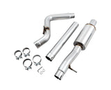 AWE Tread Edition Axleback Dual Exhaust for Jeep JK/JKU 3.6L - Chrome Silver Tips (3015-32003)