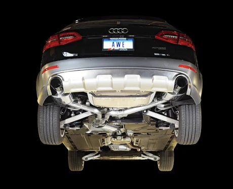 AWE Touring Edition Exhaust for B8.5 Allroad - Dual Outlet, Polished Silver Tips (3015-32016)