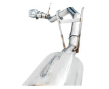 AWE 0FG Single Side Exit Catback Exhaust for 4th Gen RAM 1500 5.7L (without bumper cutouts) - Dual Chrome Tips (3015-32304)