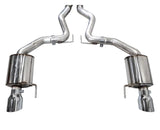AWE Touring Edition Exhaust for S650 Ford Mustang GT Fastback - Dual Chrome Silver Tips (3015-32650)
