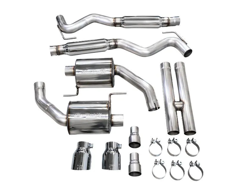 AWE Touring Edition Exhaust for S650 Ford Mustang GT Fastback - Dual Chrome Silver Tips (3015-32650)