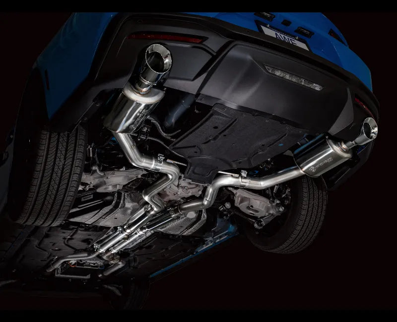 AWE Touring Edition Exhaust for S650 Ford Mustang GT Fastback - Dual Chrome Silver Tips (3015-32650)