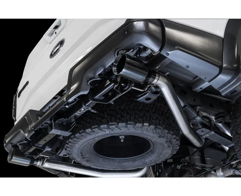 AWE 0FG Exhaust for Gen 2 Ford Raptor (Resonated Performance Cat-back) - Diamond Black 5" Tips (3015-33106)
