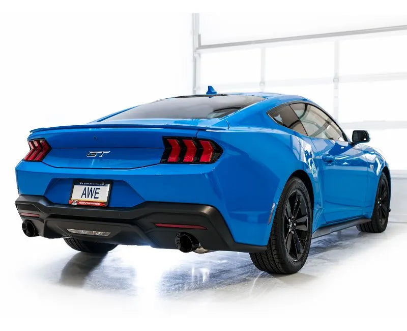 AWE Touring Edition Exhaust for S650 Ford Mustang GT Fastback - Dual Diamond Black Tips (3015-33650)