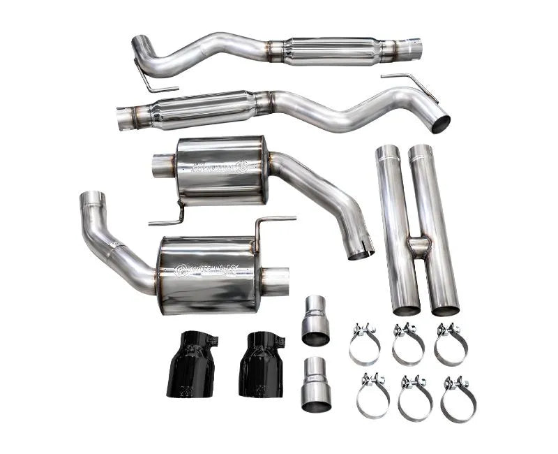 AWE Touring Edition Exhaust for S650 Ford Mustang GT Fastback - Dual Diamond Black Tips (3015-33650)