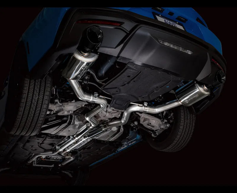 AWE Touring Edition Exhaust for S650 Ford Mustang GT Fastback - Dual Diamond Black Tips (3015-33650)