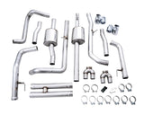 AWE 0FG Catback Split Rear Exit Exhaust for 4th Gen Silverado/Sierra 1500 6.2L (With Bumper Cutouts) - Quad Chrome Silver Tips (3015-42203)