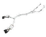 AWE Touring Edition Exhaust for Audi B9 S5 Coupe - Diamond Black 102mm Tips (3015-43092)
