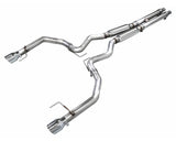 AWE Track Edition Exhaust for S650 Ford Mustang GT Fastback - Dual Chrome Silver Tips (3020-32650)