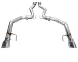 AWE Track Edition Exhaust for S650 Ford Mustang GT Fastback - Dual Chrome Silver Tips (3020-32650)