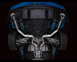 AWE Track Edition Exhaust for S650 Ford Mustang GT Fastback - Dual Chrome Silver Tips (3020-32650)