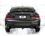 AWE Track Edition Axleback Exhaust for BMW G2X 330i/430i - Diamond Black (3020-33429)