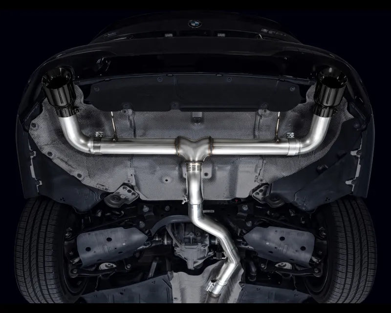 AWE Track Edition Axleback Exhaust for BMW G2X 330i/430i - Diamond Black (3020-33429)