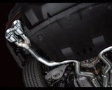 AWE Track Edition Exhaust for S650 Ford Mustang Dark Horse - Quad Chrome Silver Tips (3020-42375)