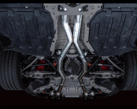 AWE Track Edition Catback Exhaust for BMW G8X M3/M4 - Diamond Black Tips (3020-42482)