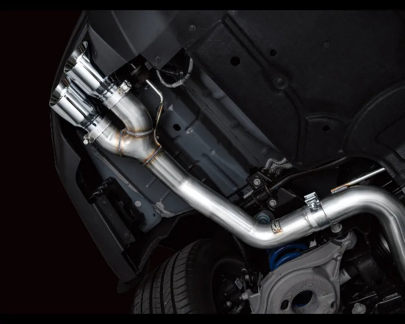 AWE Track Edition Exhaust for S650 Ford Mustang GT Fastback - Quad Chrome Silver Tips (3020-42650)