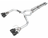 AWE Track Edition Exhaust for S650 Ford Mustang Dark Horse - Quad Diamond Black Tips (3020-43375)